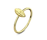 Gold Plated Leaf Shaped Nose Rings NSKR-09-GP